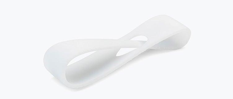 Boucle d'échantillonnage imprimée en 3D en matériau blanc TuskXC2700W