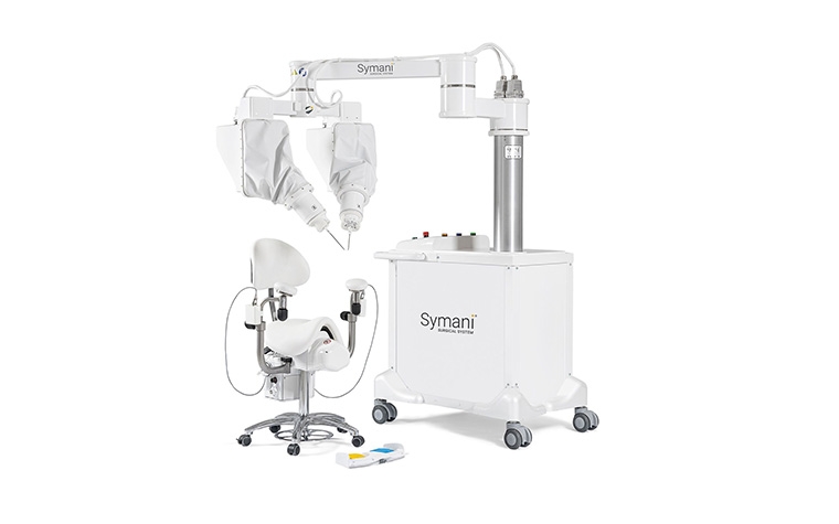 Le système Symani de MMI sur fond blanc